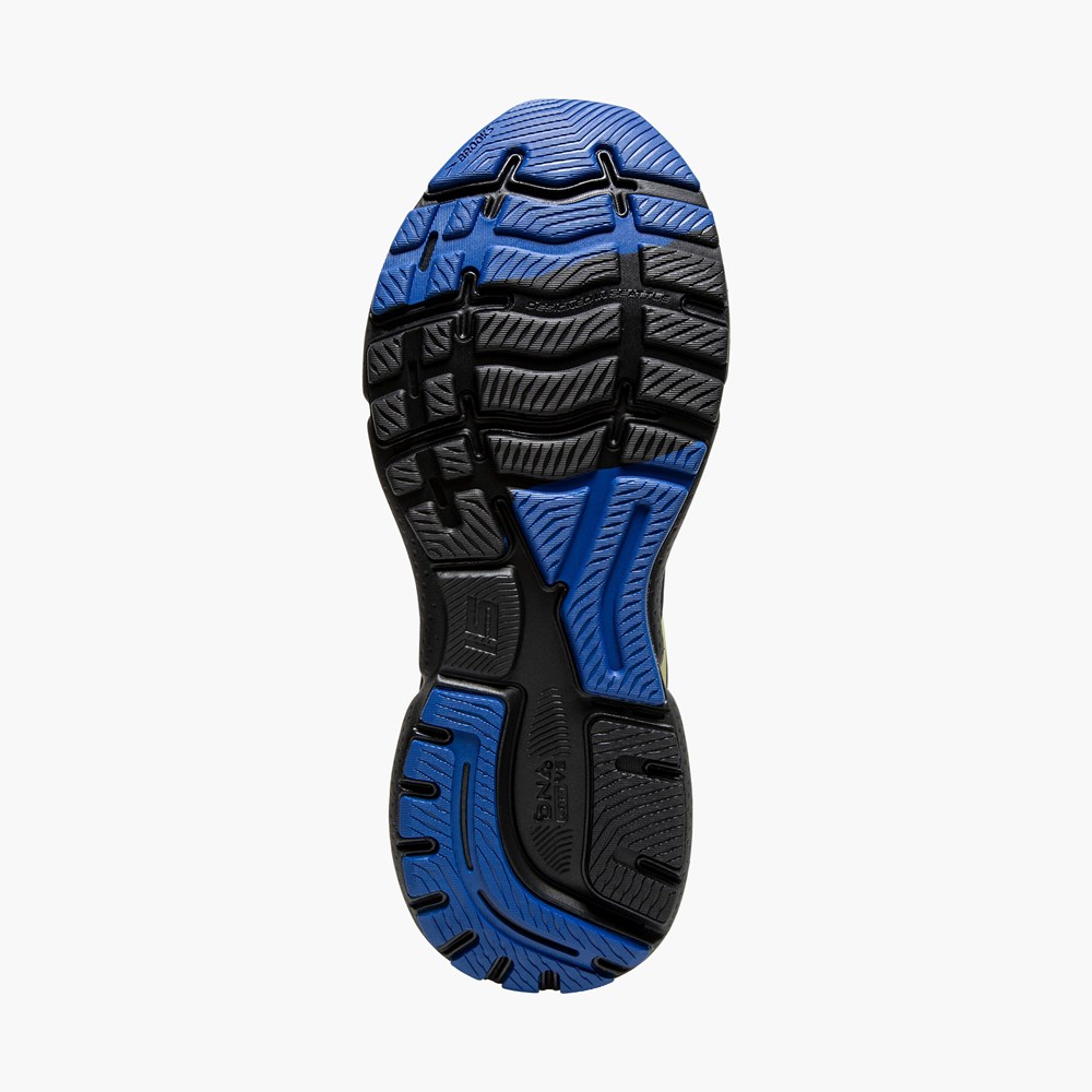 Chaussures Running Route Brooks Ghost 15 Bleu Noir Homme | VFJ-4808177